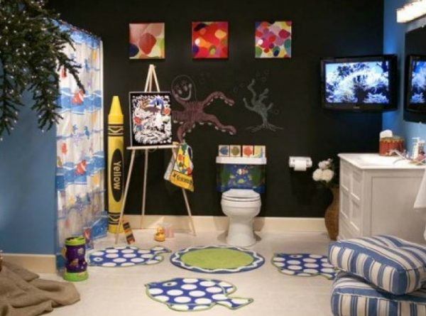 Awesome Kid’s Bathroom Decorating Ideas To Inspire You ➤ Discover the season's newest designs and inspirations for your kids. Visit us at www.kidsbedroomideas.eu #KidsBedroomIdeas #KidsBedrooms #KidsBedroomDesigns @KidsBedroomBlog