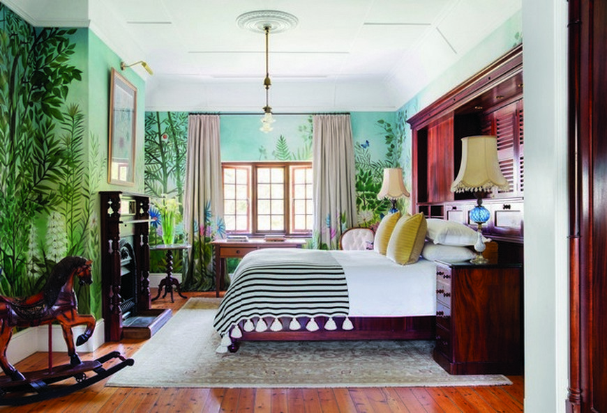 Vintage Kids Bedroom in a Colonial Interior Design Project