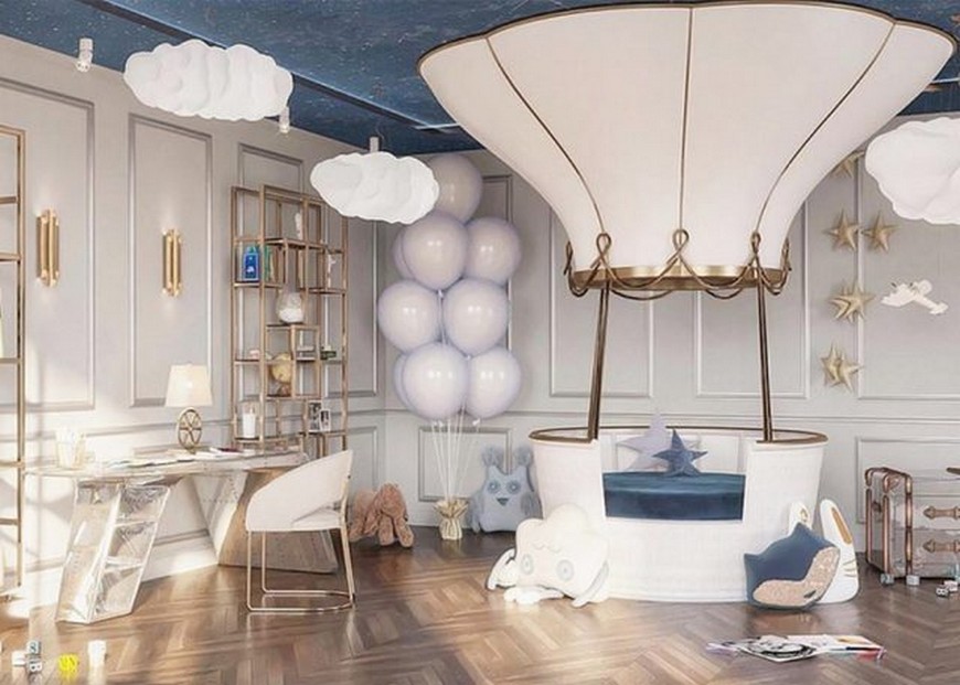 Amazing Kids Bedroom Projects with Cloud Lamps