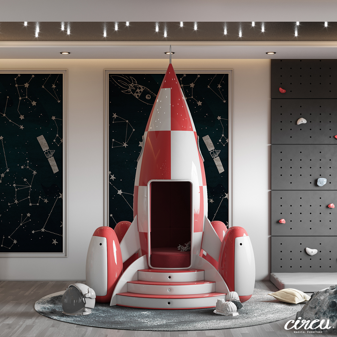 Luxury Space Theme Kids Room and playroom