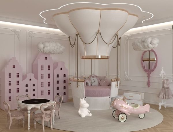 Pink Girls' Room By Wise Interiors