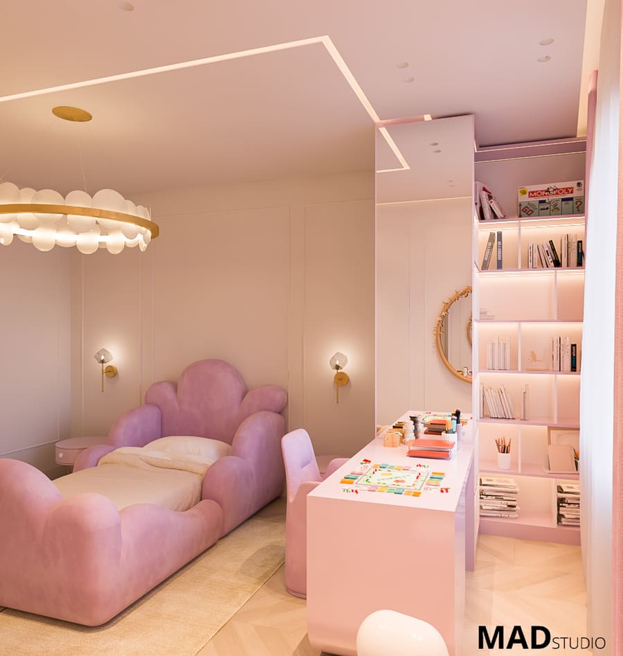 Luxury Girls' Room By Mad Studio