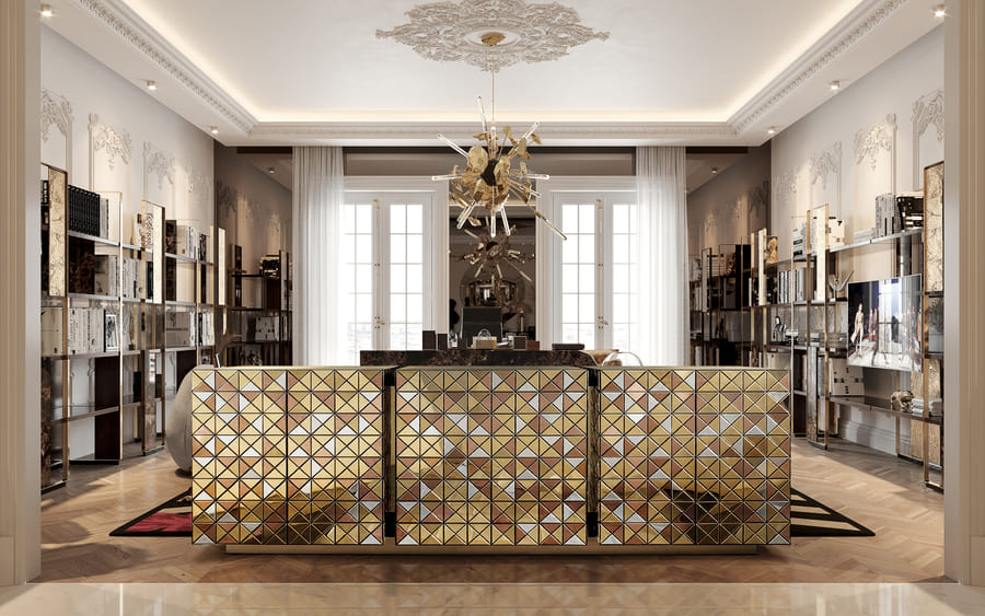 Iconic and unparalleled, the Pixel Sideboard presents a ground-breaking work of pioneering design.