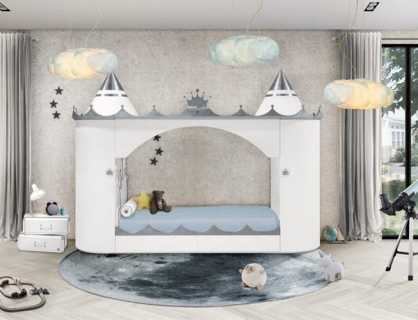 castle shaped kids bed