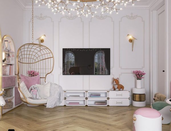 We Wnętrzu luxury white tv cabinet