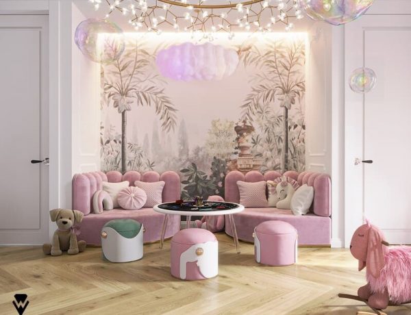 luxury modern girls' room