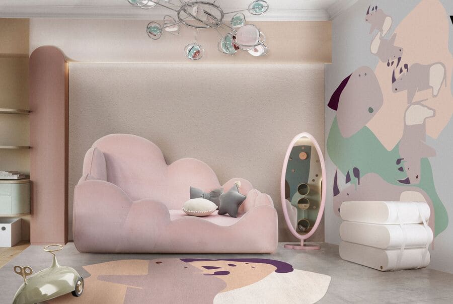 Dino Bed is inspired by Dino, the adored mascot from the acclaimed TV Show The Flinstones. This kids' bed has got a unique shape and a design that was made to create a safe place for the little ones to rest and feel love and secure during the nighttime.