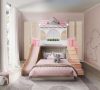 The Dolly Playhouse by Circu is the perfect piece for every girls' room! Here this luxury kids' bed is combined with the Elephant Stool and the Power Elephant Rug.